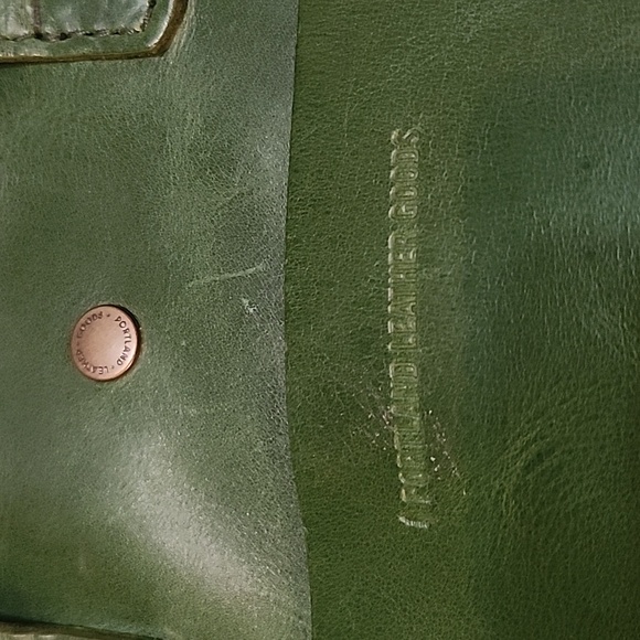 Portland Leather Cowboy Mint Mini Crossbody Tote Bag with Minimalist Design, EUC - Picture 17 of 17